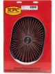 Racing Power 12in Super Flow Oval Air Cleaner Red Mesh