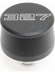 Racing Power Valve Cover Breather 327 Logo Black Each