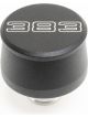Racing Power Valve Cover Breather 383 Logo Black Each