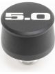 Racing Power Valve Cover Breather 5.0 Logo Black Each