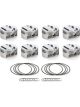Race Tec Pistons Dome Piston Set 4.040 Bore + 7.6cc For SBC
