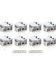 Race Tec Pistons FT Piston Set 4.155 Bore - 5cc For SBC