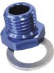 Aeroflow Metric Port Reducer M14 x 1.5 to 1/8 Inch Blue