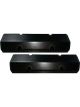 Triple X Valve Cover Set Billet Rail Black For SBC