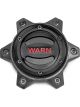 Warn 6 Lug Wheel Center Cap Black and Red