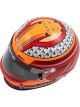 Zamp RZ-62 Aramid Mix Helmet Large Red/Orange SA2020