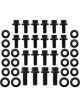 Aeroflow Oil Pan Bolt Kit Black Finish For Holden V8 253-308