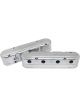 Aeroflow 2 Piece Retro Smooth Valve Cover Set Polished For GM LS