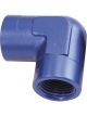 Aeroflow 90 Degree NPT Female Adapter 1/8 Inch Blue