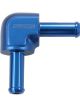 Aeroflow 90 Degree Barb To Barb Hose Joiner Blue 5/8