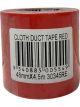 GSA High Quality Cloth Tape Red 48mm x 4.5M