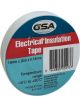 GSA High Quality Electrical Tape White 0.18mm 19mm x 20M