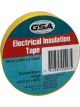 GSA High Quality Electrical Tape Yellow 0.18mm 19mm x 20M