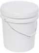 Phoenix White Plastic Bucket with Lid 10L