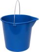 Sabco Round Bucket 10L with Metal Handle Blue