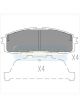 Transgold Brake Pads