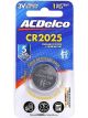AC Delco Button Battery CR2025 Car Remote Battery 3V Lithium
