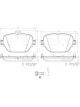Brembo Nao Brake Pads Rear Fits Mercedes Benz W213 E400 3.0L