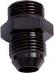 Aeroflow Straight -6AN Male Flare Adapter to -3 ORB Black
