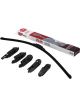 Sakura Wiper Blade 350mm 14 Inch Universal Hook Blade + Adaptors