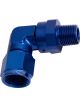 Aeroflow 90 Degree Male NPT to Female Adapter 1/8