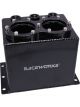 Raceworks 2.5L Surge Tank Kit Black Suit Twin 60mm Pumps/Hangers