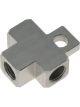 Raceworks 3/8In-24 Inverted Female Tee w/ Mounting Tab