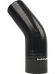 Raceworks 45 Deg Reducer 3.00-3.75In 76-95mm Black