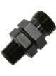 Aeroflow ORB to NPT Coupler -10 ORB to 3/8 Inch NPT Black