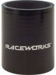 Raceworks Straight 4.00In 102mm x 127mm Black