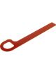 Raceworks Red Long Tow Hook Msa Spec 300mm