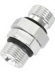 Aeroflow ORB Male to Male Swivel -6 ORB to -6 ORB Silver