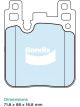 Bendix Euro+ Brake Pad