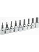 Chicane Tools 9Pc 3/8 inch SAE Hex Bits Socket Set