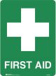 Brady Emergency Information Sign First Aid 300x225mm Metal