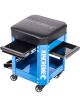 Kincrome Workshop Creeper Seat 2 Drawer Electric Blue