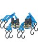 OX Tools Professional 25mm x 4M Ratchet Tie Down Strap 4pk