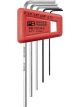 PB Swiss 5 Pc Hexagon Key L-Wrench Set in Plastic Holder