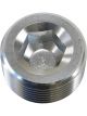 Aeroflow NPT Plug 1 Inch Silver