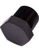 Aeroflow NPT Hex Head Plug 3/4 Inch Black