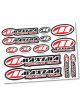 Maxima Racing Oils Decal Sheet Assorted Logos 28 cm x 36 cm