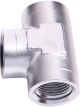 Aeroflow Female Tee ORB -16AN Silver
