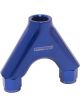 Aeroflow Billet Y-Piece 1 x Female -10 ORB 2 x Female -8AN Blue