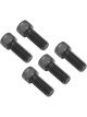 Attitude Drive Pulley Bolt Kit Black 5pc Fits Harley 7/16-14 32mm