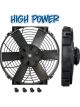 Davies Craig Electric Fan High Power Thermatic 12V 12in Dia. 1250 CFM