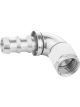 Proflow 90 Degree Hose End 5/16in Barb to Female -06AN Polished