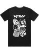 VPW T-Shirt V2024 Mural Black Cotton XXL