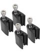 Proflow SuperMax Wire Lead Separator Post Kit Vertical Mount 4 Pack