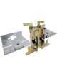 Proflow Universal Standard Bear Jaw Car Door Latch Kit Zinc Plated