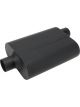 Proflow Muffler 3.00in Black Side Inlet To 3.00in Centre Outlet